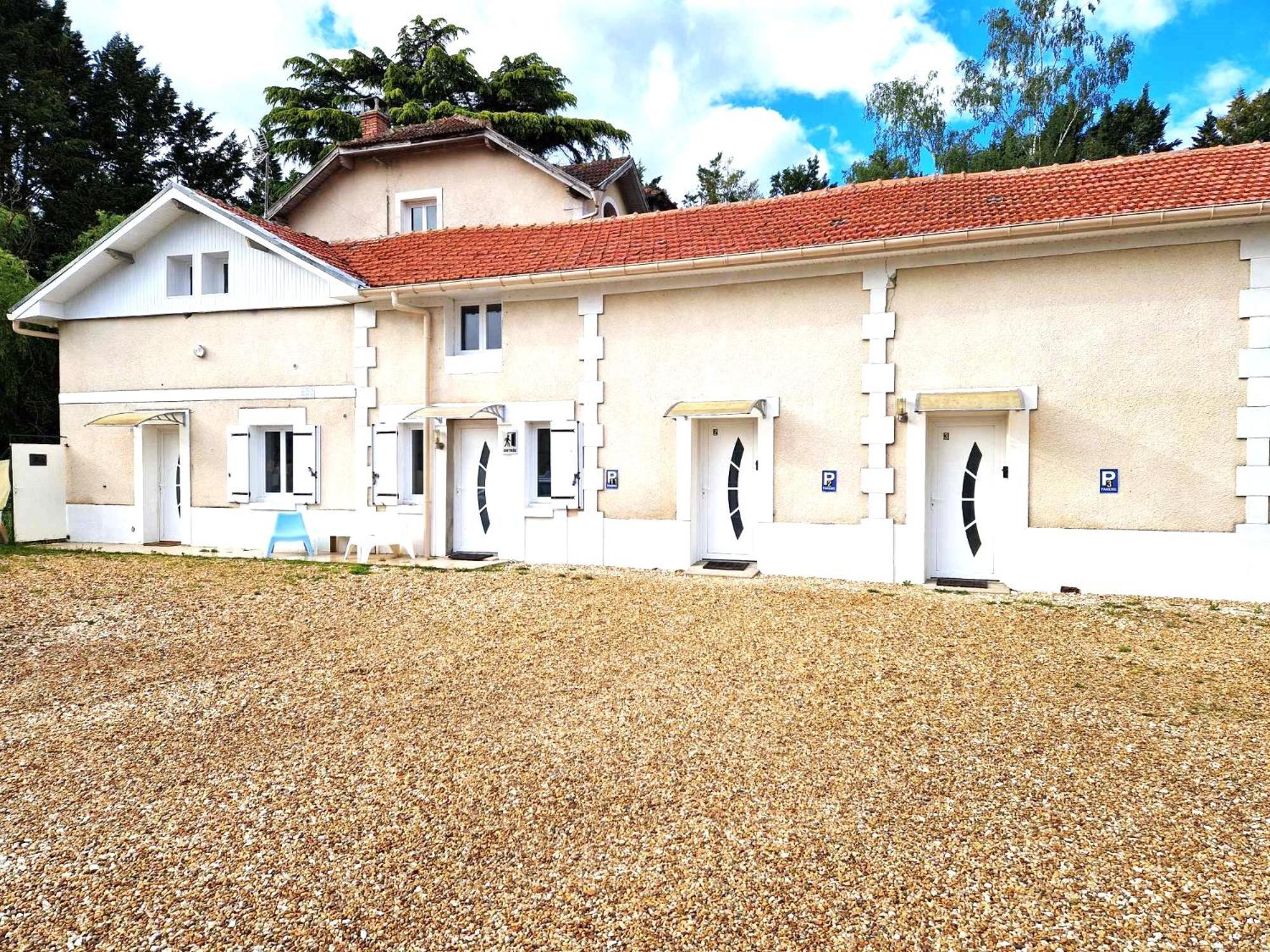 03 - Joli Studio Traversant Situe Au Rdc Avec 2 Lits, Tout Equipe Pour 1, 2 Ou 3 Personnes Maximum, Entree Independante Donnant Sur Parking Dont Une Place Est Reservee Devant La Porte, Grand Fourgon Possible Et Petit Jardin Sur L'Arriere Comme Une Ma Razac-sur-lʼIsle Eksteriør billede